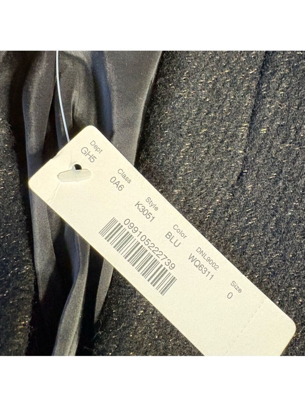 J. Crew Black Sparkle Wool Open-Front Blazer. Pockets/Lined. Size 0. New w/tags! - Picture 10 of 17